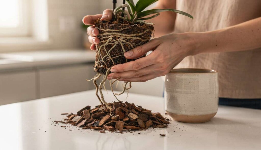 Orchideen umtopfen im März: Die 3 häufigsten Fehler, die zum Eingehen führen