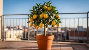 Zitronenbaum im Topf: Der Vivaisten-Tipp für reichlich Fruchtansatz auf dem Balkon